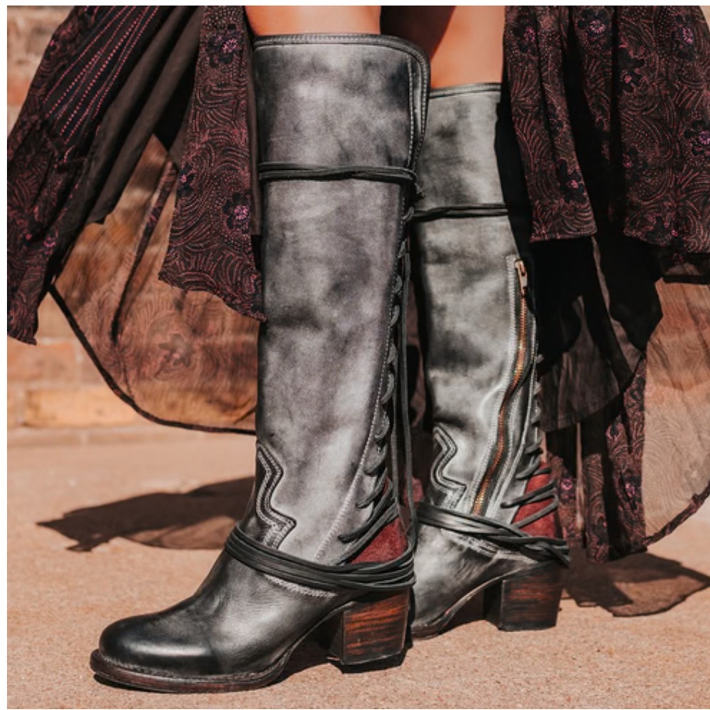 Freebird by Steven - Rare color!Coal Ice Boots